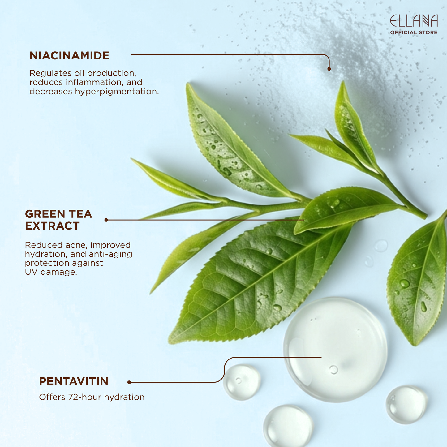 Everyday Fresh Skin Set: Gentle Low pH Gel Cleanser, Stay Fresh Toner Essense, Clear Clarifying Skin Serum, & Stay Fresh Moisturizer