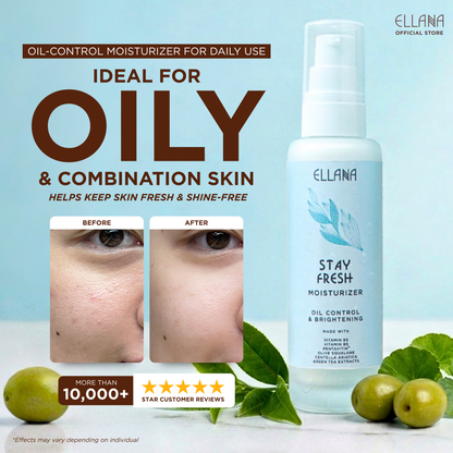 Everyday Fresh Skin Set: Gentle Low pH Gel Cleanser, Stay Fresh Toner Essense, Clear Clarifying Skin Serum, & Stay Fresh Moisturizer