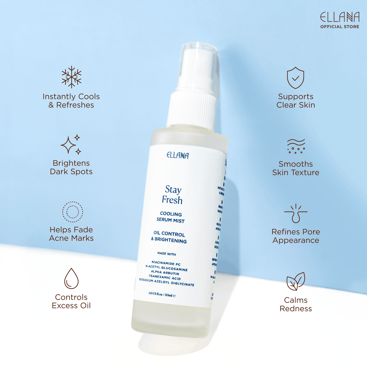 Stay Fresh Cooling Serum Mist