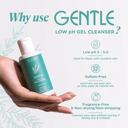 Everyday Fresh Skin Set: Gentle Low pH Gel Cleanser, Stay Fresh Toner Essense, Clear Clarifying Skin Serum, & Stay Fresh Moisturizer