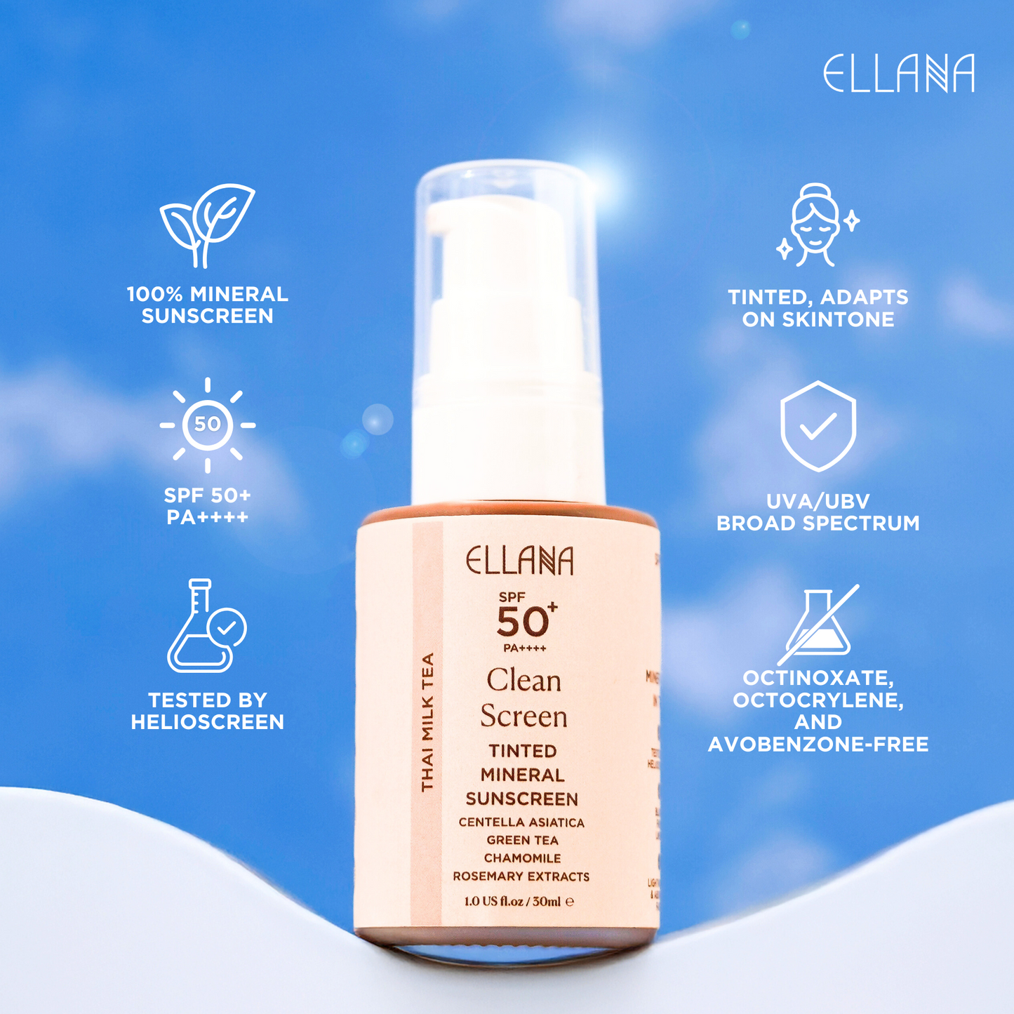 Clean Screen SPF 50+ PA++++ Oil Control Mineral Sunscreen