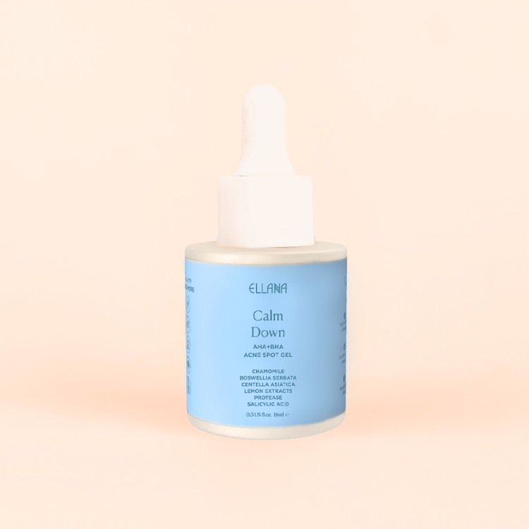 Calm Down AHA+BHA Acne Spot Gel & Exfoliating Skin Serum