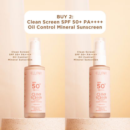 Clean Screen SPF 50+ PA++++ Oil Control Mineral Sunscreen