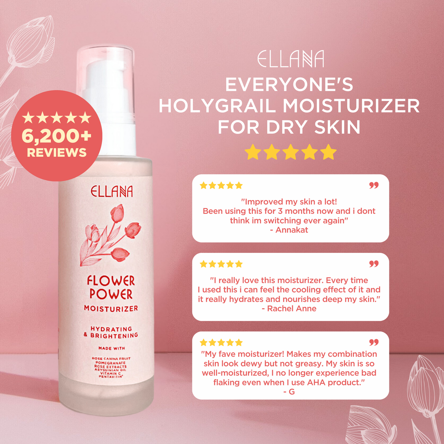 Flower Power Moisturizer | Hydrates and Brightens