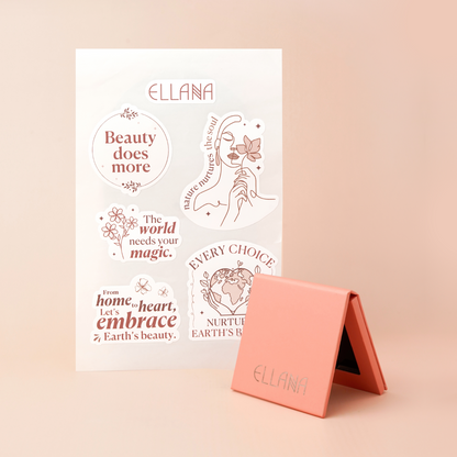 Peach Refillable Magnetic Makeup Palette