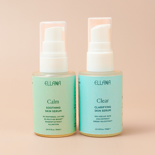 Serum Duo: Clear Clarifying Skin Serum x Calm Soothing Skin Serum
