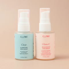 Serum Duo: Clear Clarifying Skin Serum x Glass C Skin+ Brightening Serum