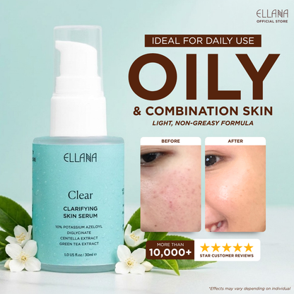 Everyday Fresh Skin Set: Gentle Low pH Gel Cleanser, Stay Fresh Toner Essense, Clear Clarifying Skin Serum, & Stay Fresh Moisturizer