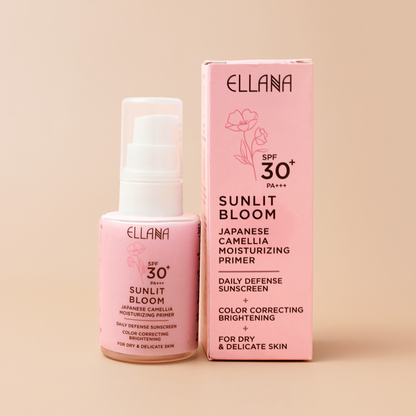 Sunlit Bloom Japanese Camellia Moisturizing Primer with SPF 30