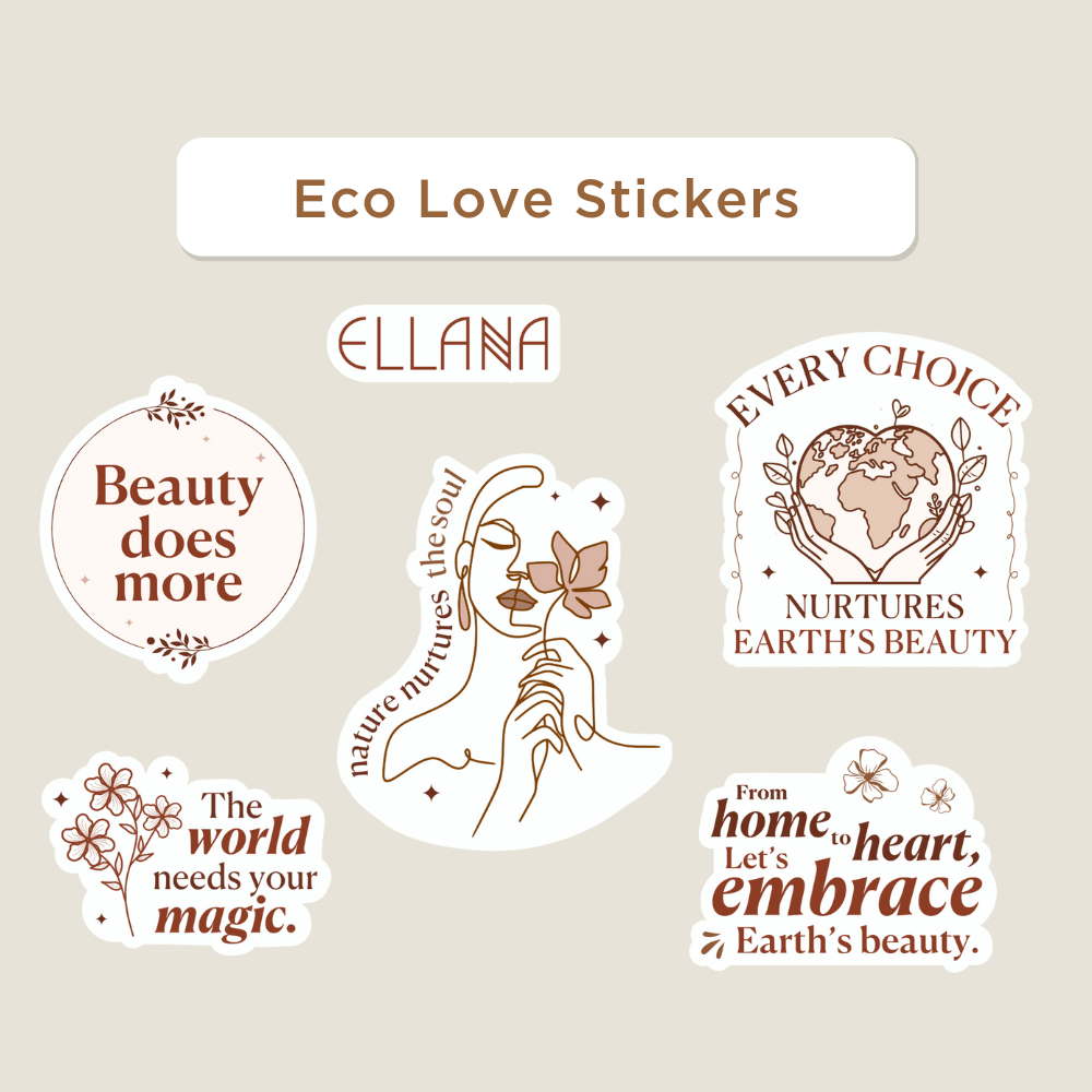 Ellana Sticker Labels for Makeup Palettes