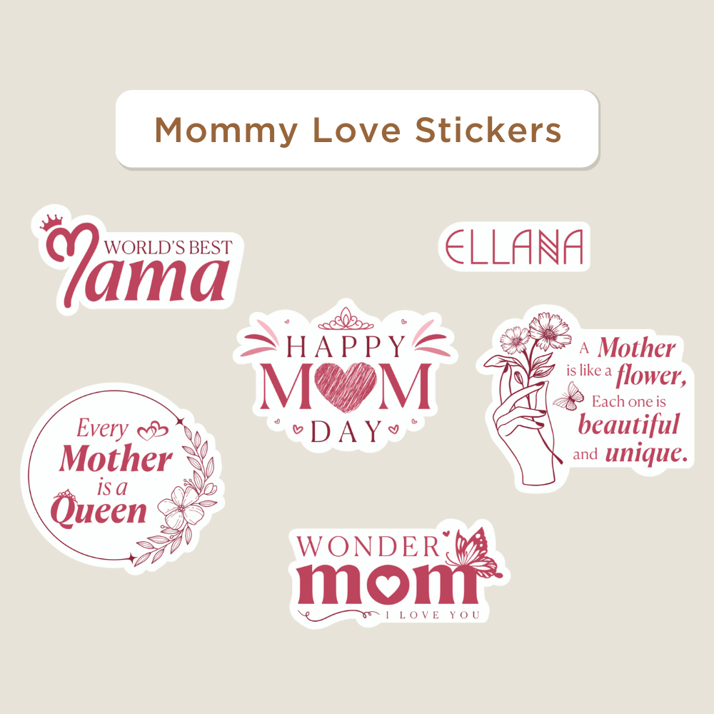 Ellana Sticker Labels for Makeup Palettes