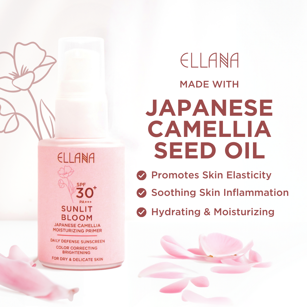 Sunlit Bloom Japanese Camellia Moisturizing Primer with SPF 30