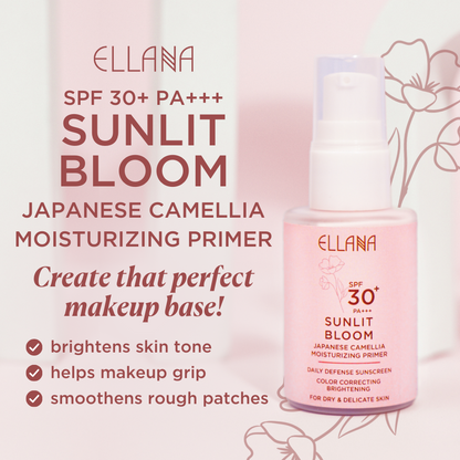 Sunlit Bloom Japanese Camellia Moisturizing Primer with SPF 30