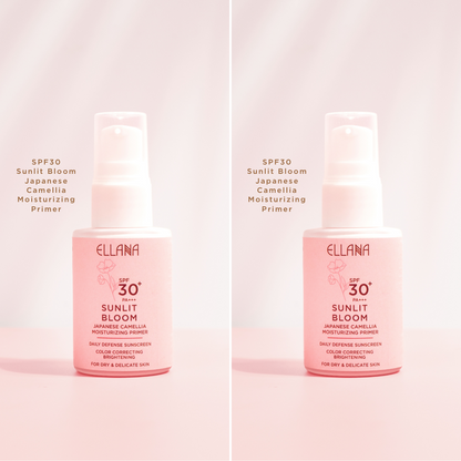 Sunlit Bloom Japanese Camellia Moisturizing Primer with SPF 30