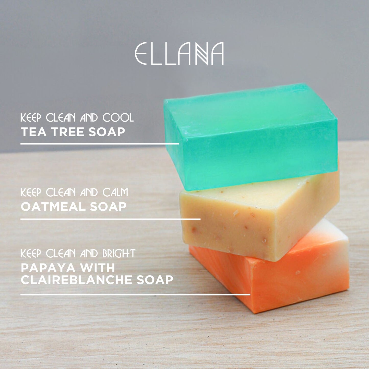 Keep Clean and Bright Face and Body Papaya + Clairblanche Soap