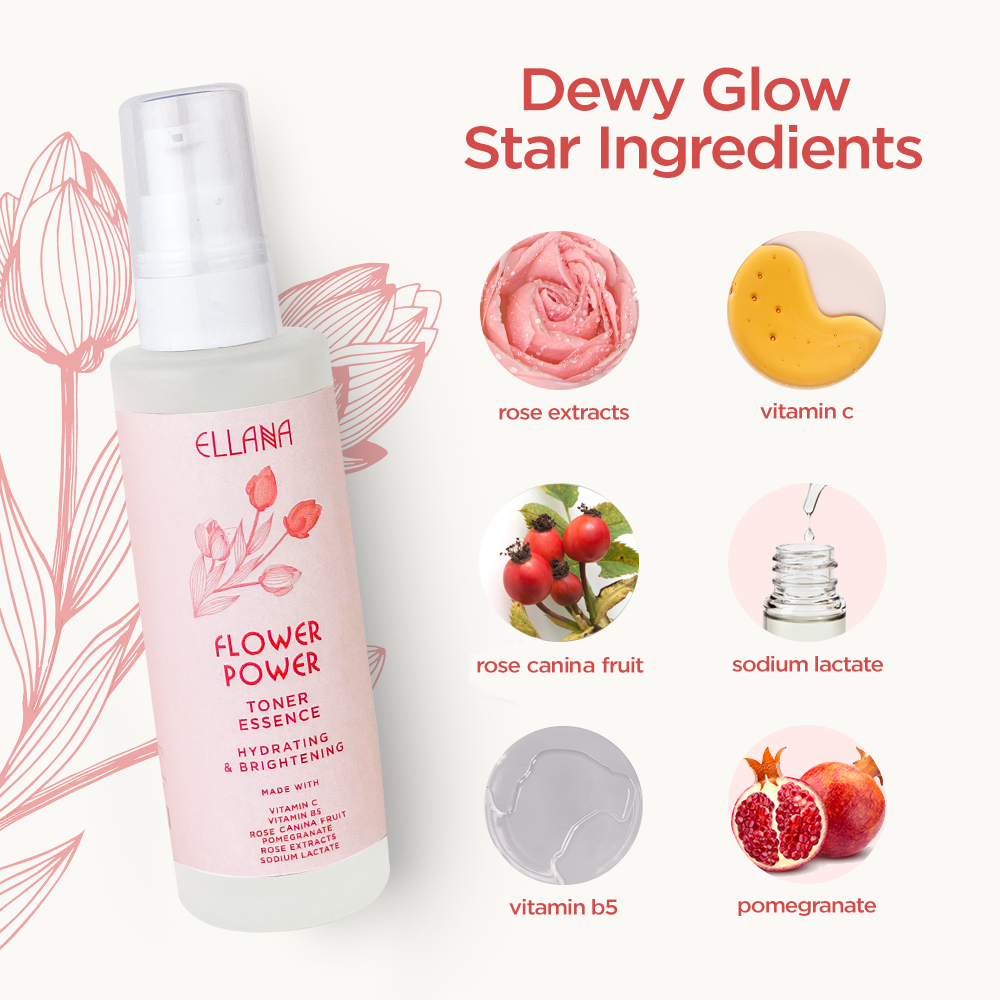 Flower Power Toner Essence | Hydrates and Brightens